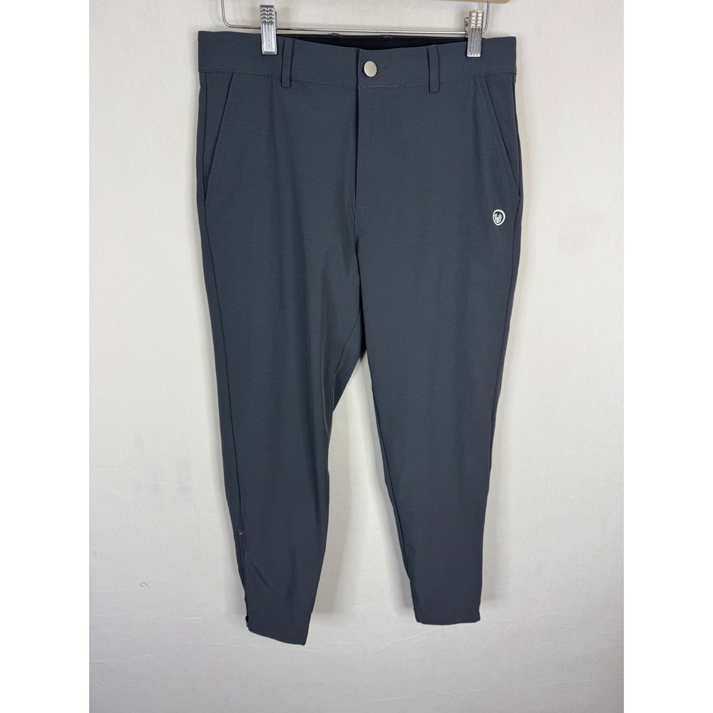 Bird & Barley Golf Charcoal Gray Zipper‎ Ankle Cuffs Upland Jogger 30X24